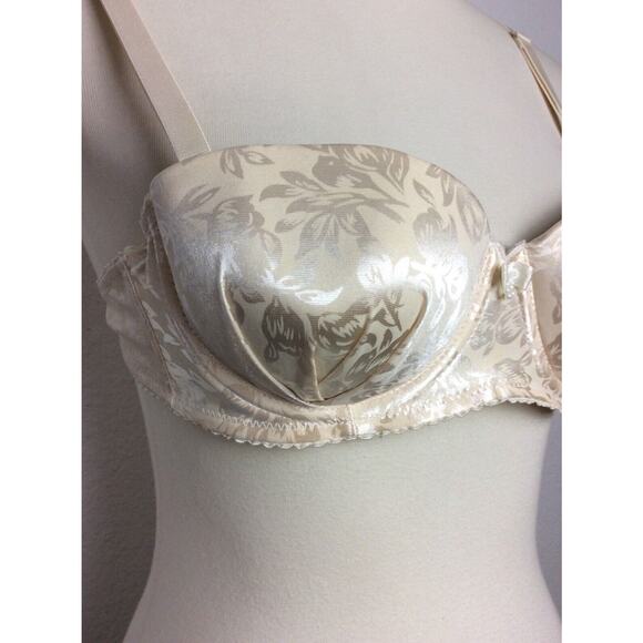 Rosa Lingerie Up Bra Floral Print Pleated Underwire - Picture 3 of 8